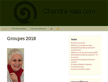 Tablet Screenshot of chandra-kala.com